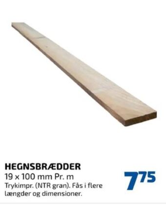 Davidsen Ukendt hegnsbrædder tilbud