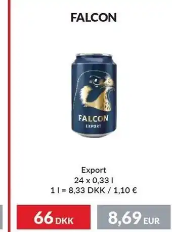 Nielsen's Discount Falcon export 24x0,33 l. tilbud