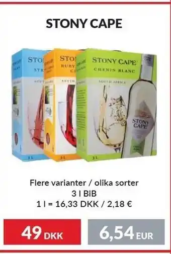 Nielsen's Discount Stony cape 3 liter - flere varianter tilbud