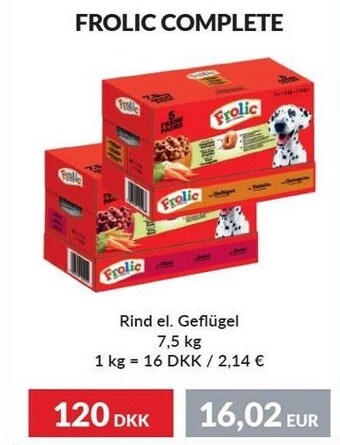 Nielsen's Discount Frolic complete rind el. geflügel tilbud
