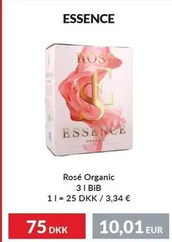 Essence rosé organic 3 l.