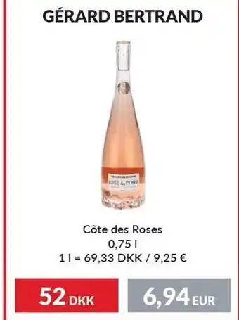 Gérard bertand côte des roses