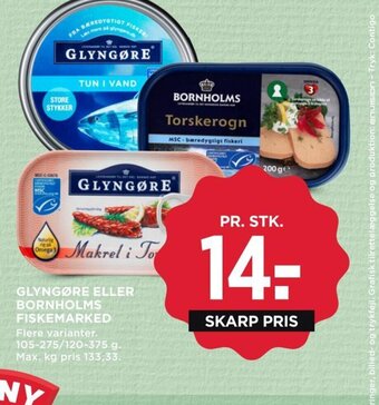 MENY GLYNGØRE ELLER BORNHOLMS FISKEMARKED tilbud