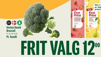 Min Købmand Gestus broccoli tilbud