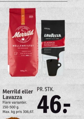 SPAR Mellemristet kaffe formalet tilbud