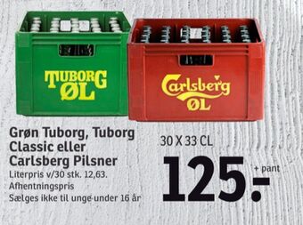 SPAR Grøn øl tilbud