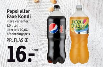 SPAR Pepsi max cola tilbud
