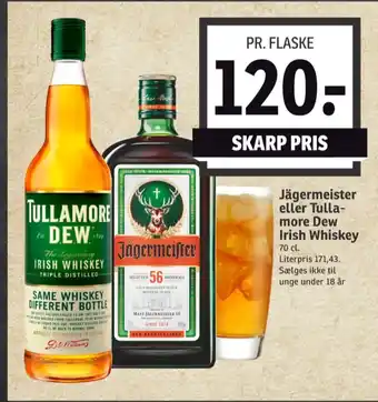 SPAR Tullamore dew whisky tilbud