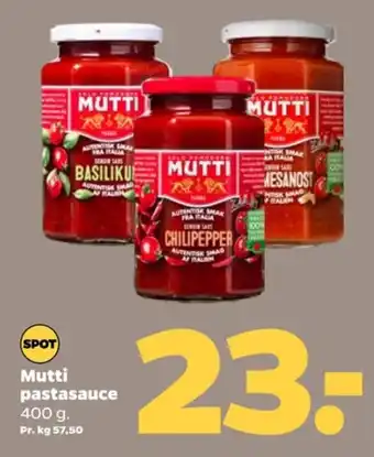 Netto Mutti sauce flydende tilbud