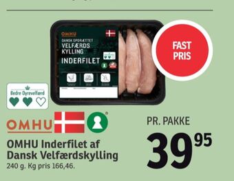 SPAR Omhu kyllingeinderfileter tilbud
