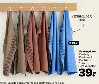 Netto Nord home living viskestykke tilbud