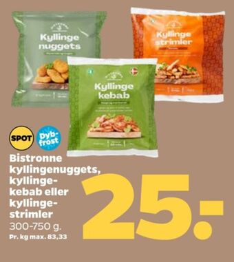 Netto Bistronne kyllingenuggets tilbud