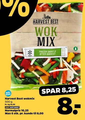 Netto Harvest best wok mix tilbud