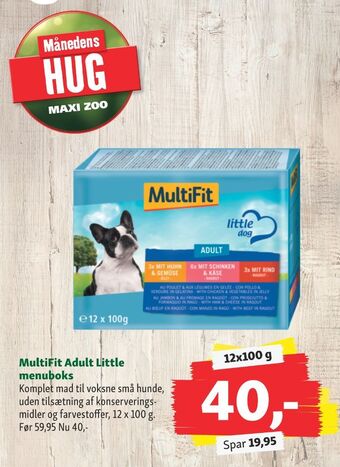 Maxi Zoo Multifit hundefoder tilbud