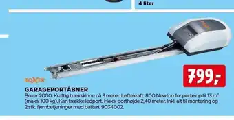 jem & fix Boxer garageportåbner tilbud
