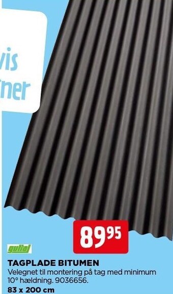 jem & fix Tagplade bitumen tilbud