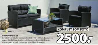 JYSK MORA LOUNGESÆT tilbud