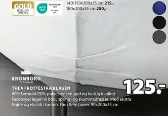 JYSK KRONBORG THEA FROTTÉSTRÆKLAGEN tilbud