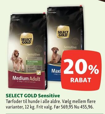 Maxi Zoo Select gold sensitive tilbud