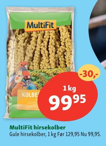 Maxi Zoo Multifit hirsekolber tilbud