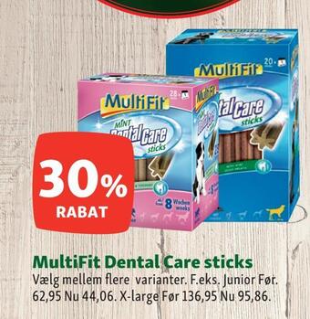 Maxi Zoo Multifit dental care sticks tilbud