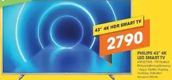 Expert Philips 43"4K Led Smart TV 43PUS7555 tilbud
