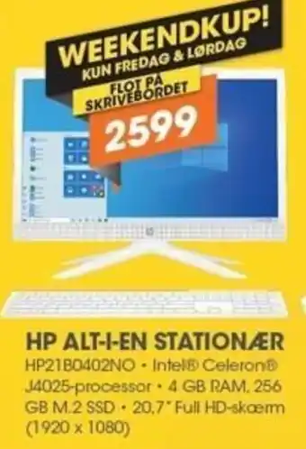 HP ALT-I-EN Stationær HP21BO402NO