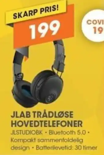 Expert Jlab Trådløse Hovedtelefoner JLSTUDIOBK tilbud