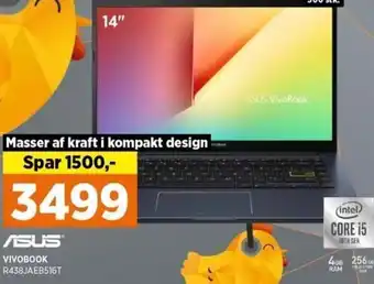 Power Asus VivoBook R438JAEB516T tilbud