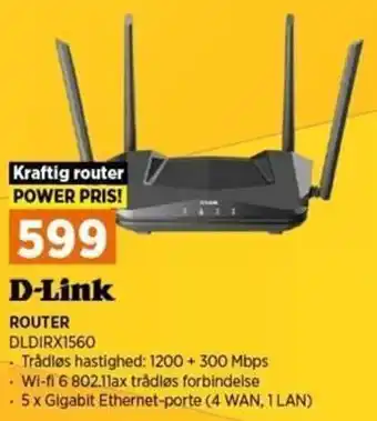 Power D-Link Router DLDIRX1560 tilbud