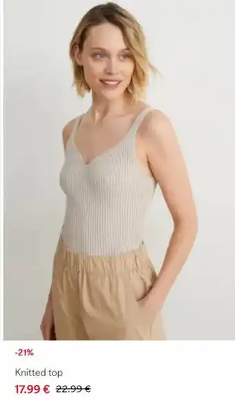Knitted top