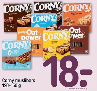 REMA 1000 Corny muslibars 120-150 g tilbud