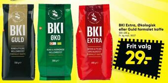 Bilka Extra specialristet kaffe formalet tilbud