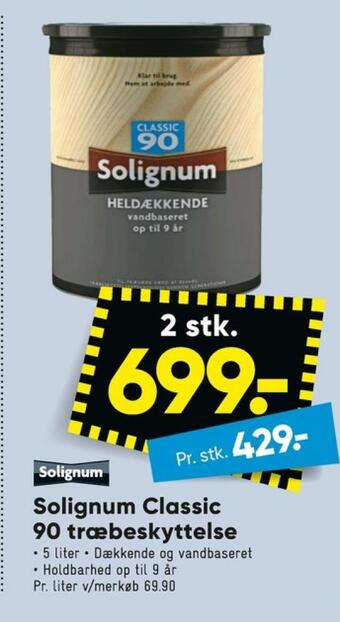 Bilka Solignum træbeskyttelse tilbud