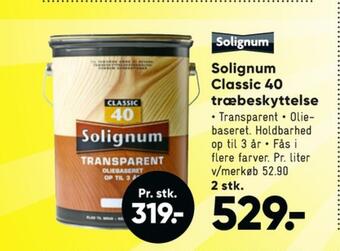 Bilka Solignum træolie tilbud