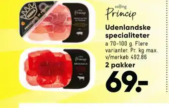 Bilka Salling princip bresaola tilbud