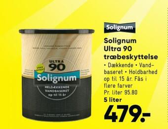 Bilka Solignum træbeskyttelse tilbud
