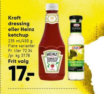 Bilka Heinz ketchup tilbud