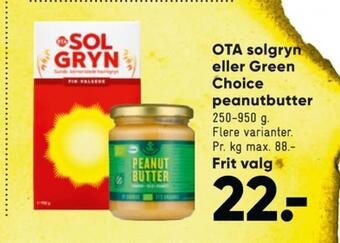 Bilka Ota sol gryn havregryn tilbud