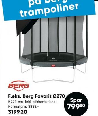 Berg trampolin