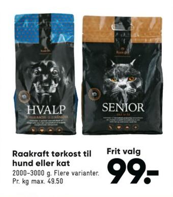 Bilka Raakraft hundefoder tilbud