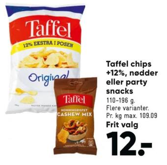 Bilka Taffel snacks tilbud