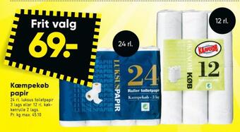 Bilka Ukendt toiletpapir tilbud