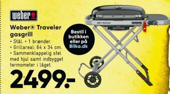 Bilka Weber gasgrill tilbud