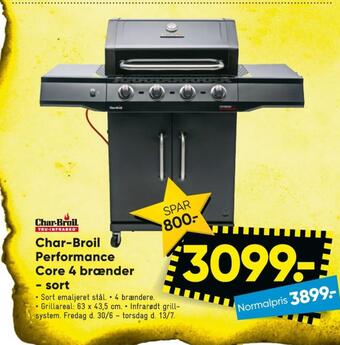Bilka Charbroil gasgrill tilbud