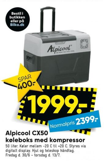 Bilka Alpicool køleboks tilbud