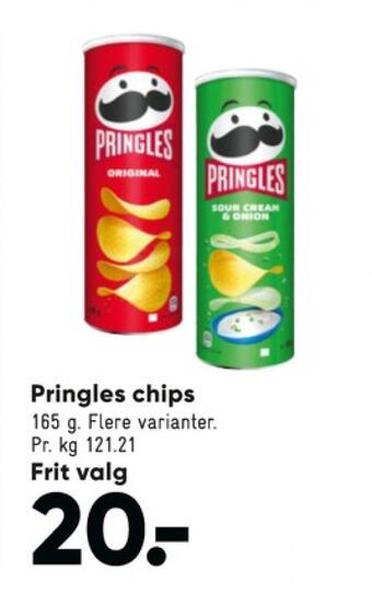 Bilka Pringles chips tilbud
