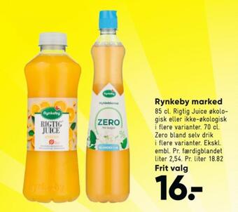 Bilka Rigtig appelsinjuice tilbud