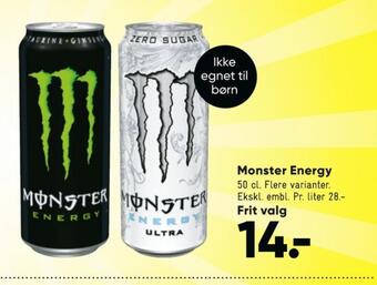 Bilka Energy energidrik tilbud