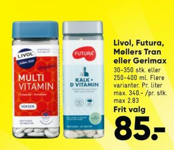 Futura kosttilskud